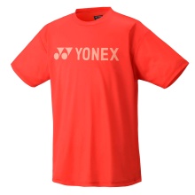 Yonex Trainings-Tshirt Practice Logo YM0046 (100% Polyester) 2024 rot Herren